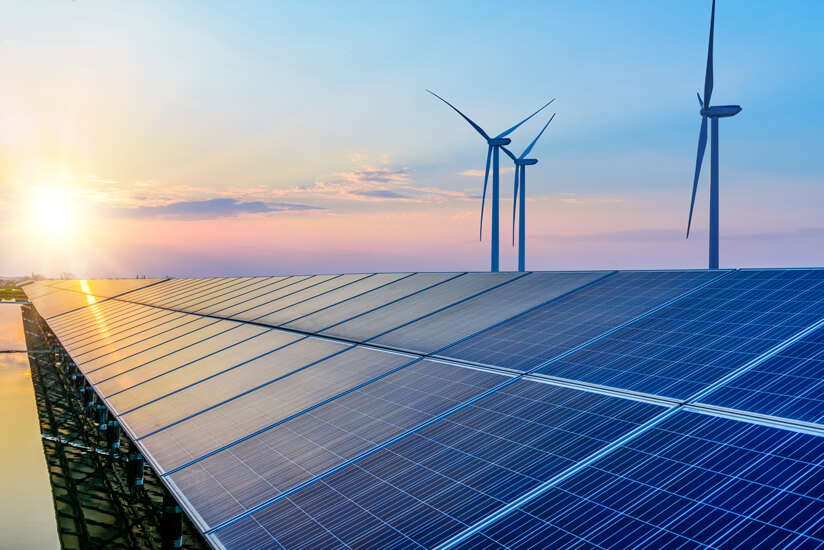 solar-panels-wind-power-generation-equipment